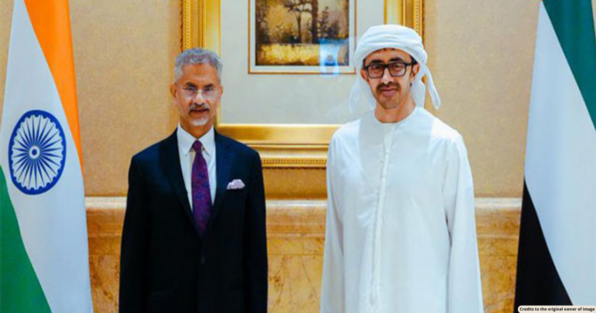 Jaishankar meets his UAE counterpart in Abu Dhabi, discusses regional issues